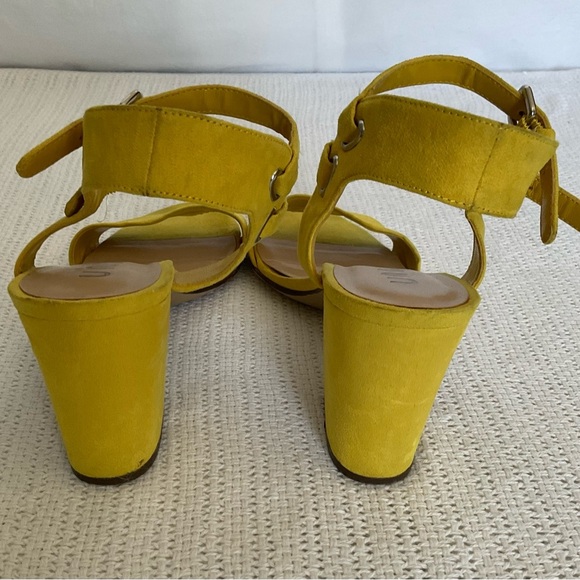 Unisa Yellow Sandals with Ankle Strap and Open-Toe Design - Picture 3 of 9